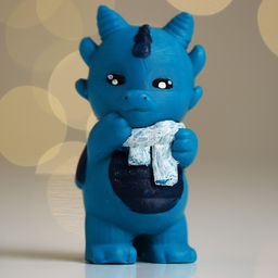 Мыло для рук Дракончик Йова синий, 58 г, Чистое счастье