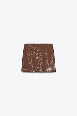 SEQUIN MINI SKIRT - Zara фото 4
