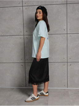 Футболка "Грета" Голубой Женская