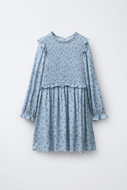 FLORAL SMOCKED DRESS