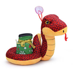 Мягкая игрушка "Змея с копилкой", русская песенка