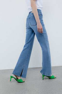 Светло-синие джинсы-клеш - Incity фото 2