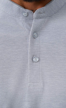 Поло Fine Joyce F511-07-104 серый хлопок с нейлоном  фото 3