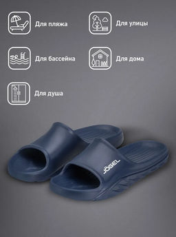Сланцы JOGEL Shower Slides, мужской, темно-синий  фото 11