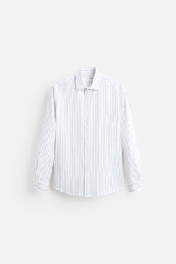 TEXTURED STRIPE SHIRT - Zara фото 6