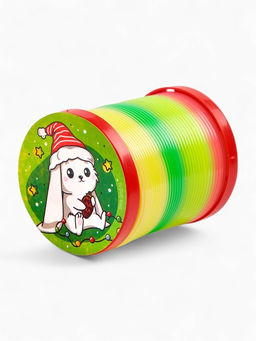 Пружинка радуга Новый год, d=5 см, МИКС - Funny toys фото 12