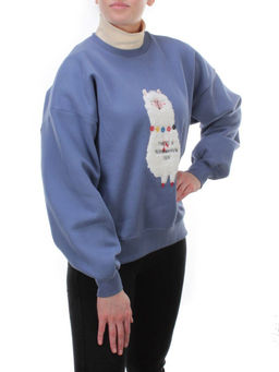 D-5627 Толстовка с высоким горлом (27% хлопок, 70% полиэстер, 3% вискоза)