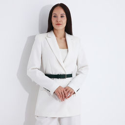 Ремень женский, ширина 2.7 см, винт, пряжка металл, цвет зелёный - Simaland фото 3