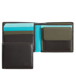 Итальянский мужской кошелек DuDu серии Tullio | коричневый