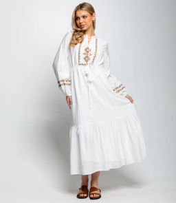 Платье #КТ88810, белый - Dommod фото 2