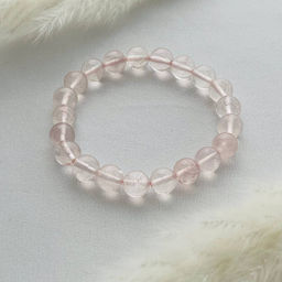 Браслет из Розового кварца 18 см