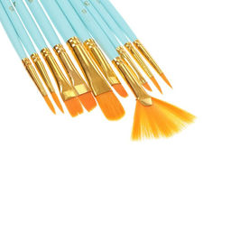 Набор кистей синтетика, 10 штук (№2/0.1,3.6,8.10,6.4,5.2), в блистере, (международный размер)