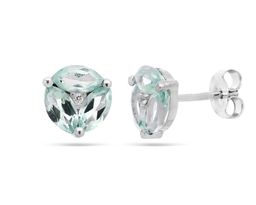 Серьги из серебра топаз, Сандра