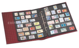 Альбом для монет без листов с защитным шубером формата Optima (Классический дизайн) Красный (LEUCHTTURM 318816)