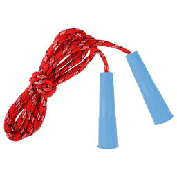 Цена за 10 шт. Скакалка детская, 2.2 м, регулируемая, нейлоновый трос, цвет МИКС