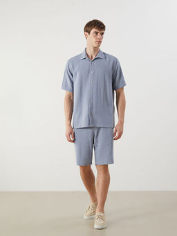 Regular Fit K?sa Kollu Arm?rl? Erkek G?mlek