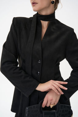 Жакет Майли (чёрный) - Эльза фото 2