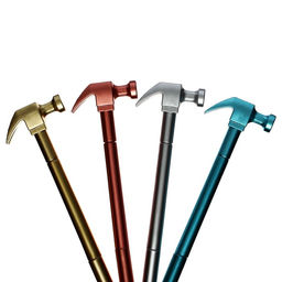 Цена за 12 шт. Ручка - прикол гелевая Молоток, МИКС - Calligrata фото 4