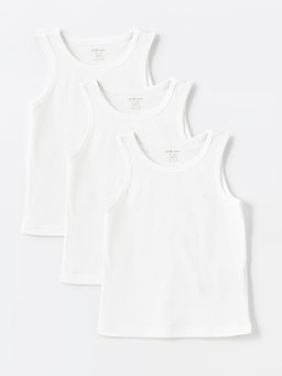 Bisiklet Yaka Kolsuz Erkek Bebek Atlet 3l?