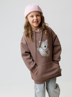 КР 302165/капучино 1312 к662 джемпер (худи) для дев