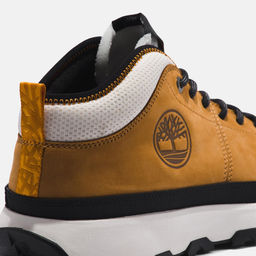 Мужские кроссовки для активного отдыха Timberland Winsor Trail Mid Leather желтые  фото 4