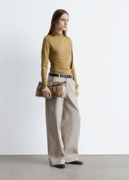 Pantalones de sarga de perneras anchas - H&m фото 3