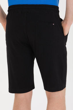 Мужские черные вязаные шорты - U.s. polo assn фото 7