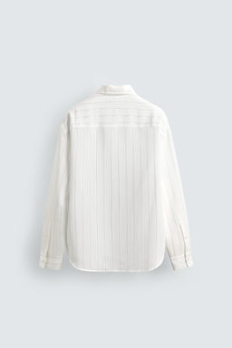 STRIPED FLOWING SHIRT - Zara фото 7