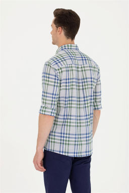 U. S. Polo Assn Мужская рубашка Saks в клетку - U.s. polo assn фото 12