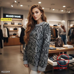 Кофта женская с узором