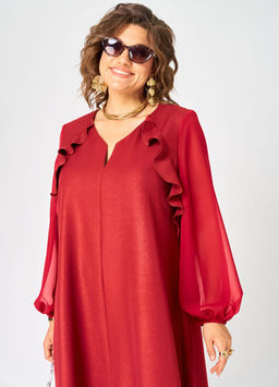 Платье EVA GRANT 7322 А красный