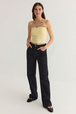 TRENDYOLMILLA Sar? Dantel Detayl? Fitted/Vucuda Oturan Orme Atlet TWOSS25AL00012  фото 7