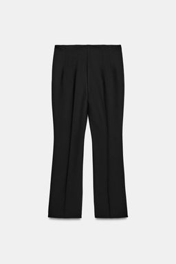 PANTAL?N CROPPED TIRO ALTO ZW COLLECTION / Negro - Zara фото 6