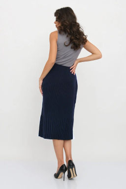 ЗЛАТА Юбка И 001 дл/т.синий