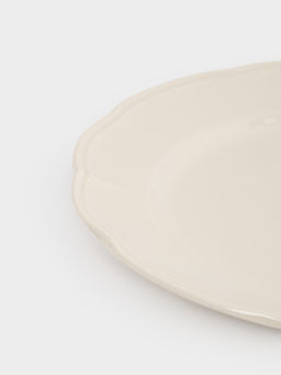 Тарелка обеденная, 27 см, фарфор P, молочная, Rustic - Anna lafarg фото 4