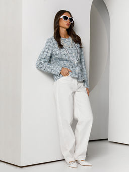 Жакет в клетку