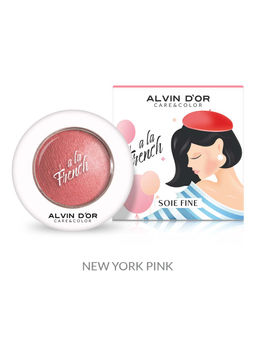 Alvin Dor ALF-15 A LA FRENCH Румяна запечённые для лица тон 01 new york pink Soie Fine