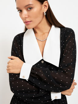 Платье жен. Cruz черно-белый - Concept club фото 2