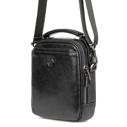 Мужская кожаная сумка планшет - Barcelo biagi фото 2