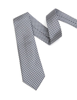 Серый шелковый галстук - Cacharel фото 6