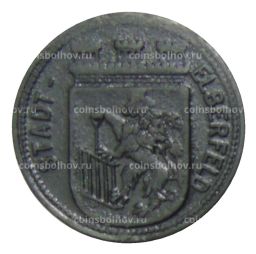 Монета 10 пфеннигов 1917 года Германия  Нотгельд Эльберфельд