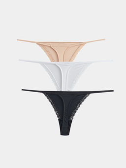 Dantel Detayl? Tanga K?lot 3l? Paket - Waikiki фото 2