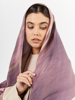 Большой, мягкий, тонкий и очень нежный двусторонний палантин с рисунком - Tantino фото 5