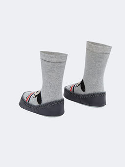 Mickey Mouse Desenli Erkek Bebek Ev ?orab? - Waikiki фото 3