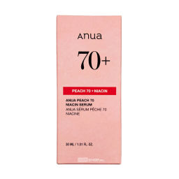 Сыворотка с ниацинамидом и персиком для гладкой и сияющей кожи Anua Peach 70 Niacin Serum (Корея), 30 мл Акция