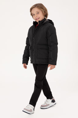 Erkek _ocuk Siyah Kaban