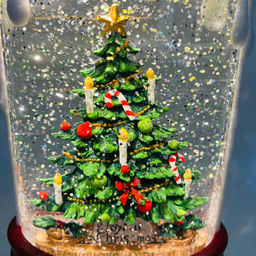 Новогодний декор стекло - Ночник-свеча 25 см (арт. WDL-23016A/B/D) в ассортименте - Ип лебедев о.ю фото 9