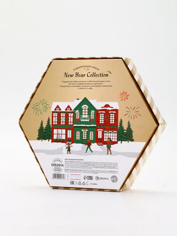 Подарочный набор Happy New Year: гель для душа и мист для тела, белый, URAL LAB