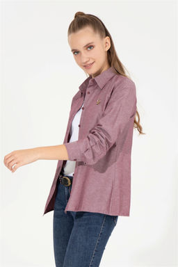 Женская рубашка Cherry с длинным рукавом Basic - U.s. polo assn фото 8