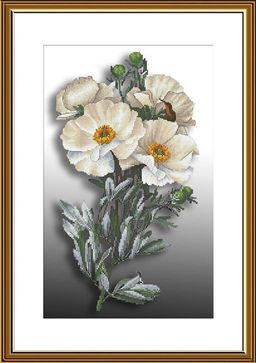 Набор для вышивания Нова Слобода СР 2259 Альпийские маки 20 х 34 см
